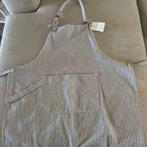 Hearth & Hand Classic Black and White Striped Apron